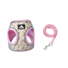 Retractable Reflective Wear-resistant Hand Holding Rope Dog Strap (Option: Pink-XL)