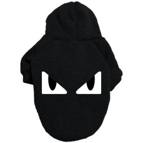 Pet Clothes Sweater Outdoor Hoodie Golden Retriever Labrador (Option: Black-L)