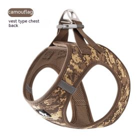 Fashion Small Dog Teddy Vest (Option: Love Brown Camouflage-S)