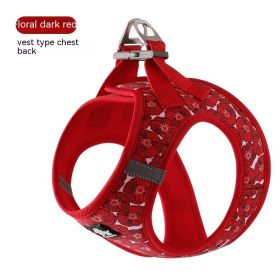 Fashion Small Dog Teddy Vest (Option: Red Gesang-L)
